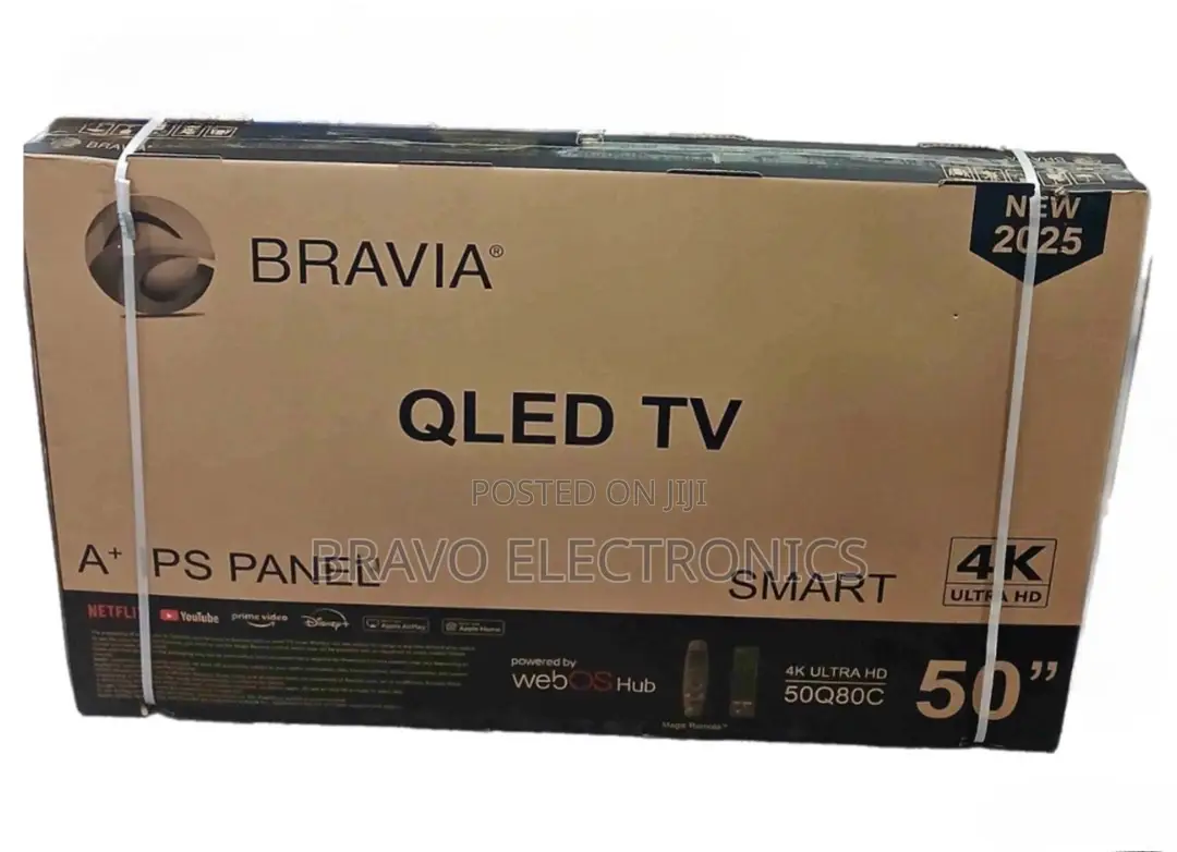 Bravia Sony Tv 50” – Qled | A+ Panel, Stunning Picture Quality!