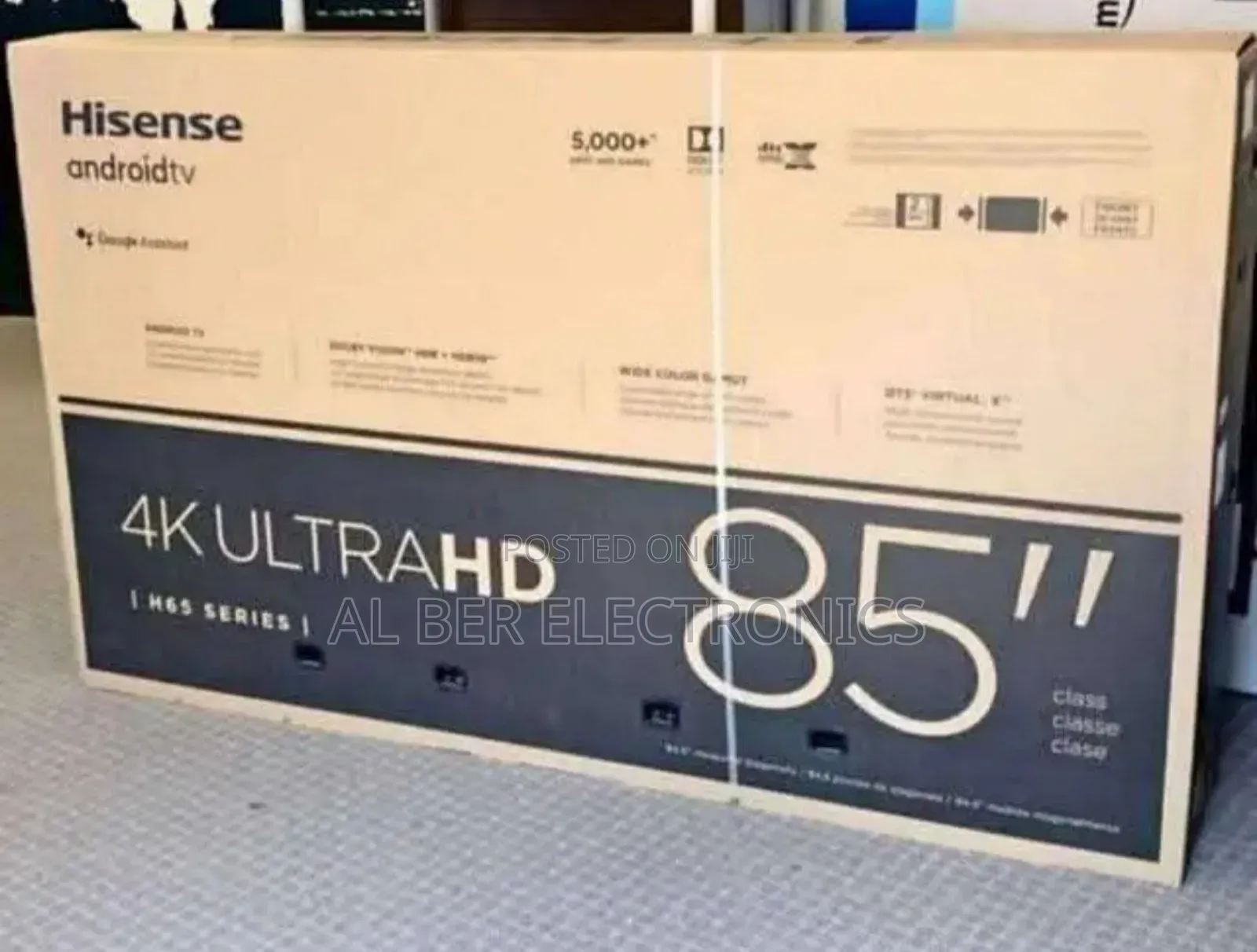 Hisense 85 Inch Uhd Android Smart Tv – Brand New