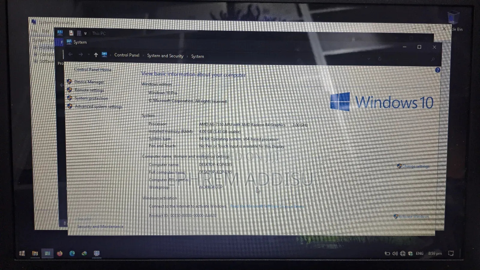 Laptop Lenovo IdeaPad 110 4GB AMD A6 HDD 500GB