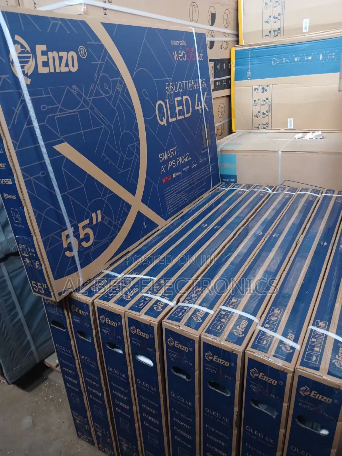 Enzo 55 Inch Qled Smart Tv – Webos Hub – Brand New