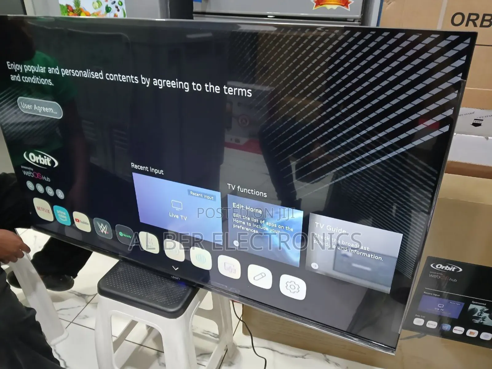 Orbit 50 Inch Uhd Smart Tv – Webos Hub – Brand New