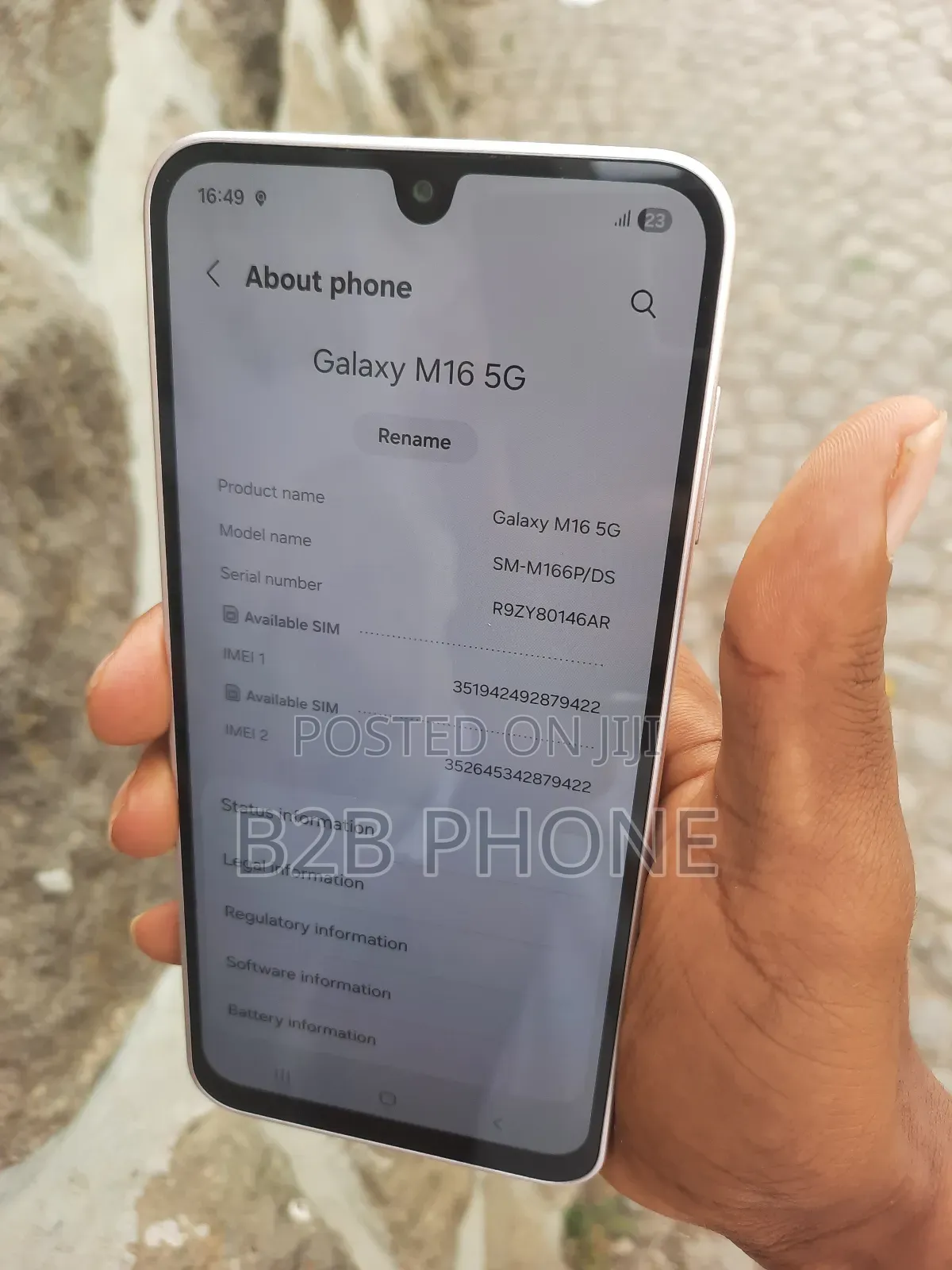 New Samsung Galaxy M16 128 GB Pink