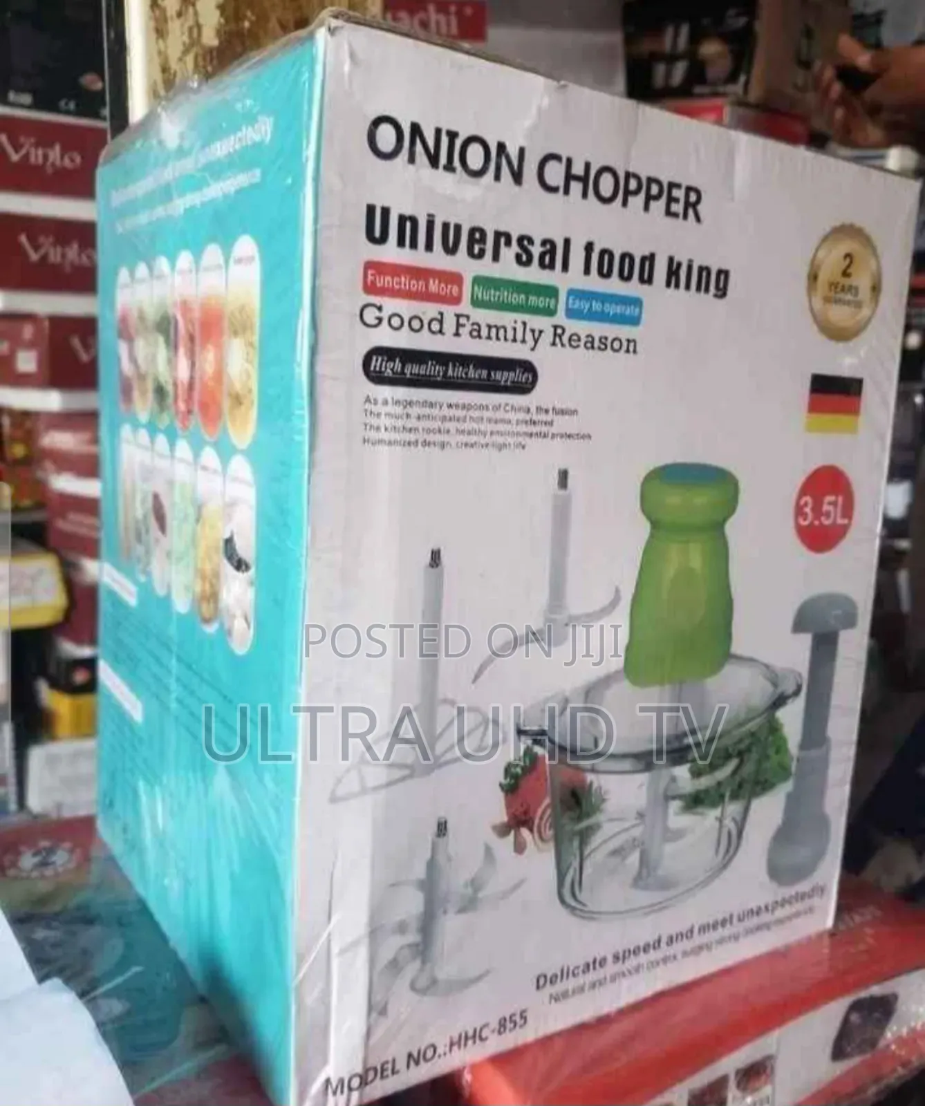 የሽንኩርት መፍጫ Universal Food King Onion Chopper (Model No. HHC-855), A