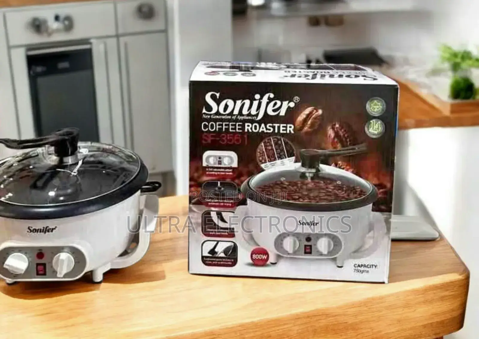 Sonifer Sf-3561 Electric Coffee Roaster. Capacity Of 750g