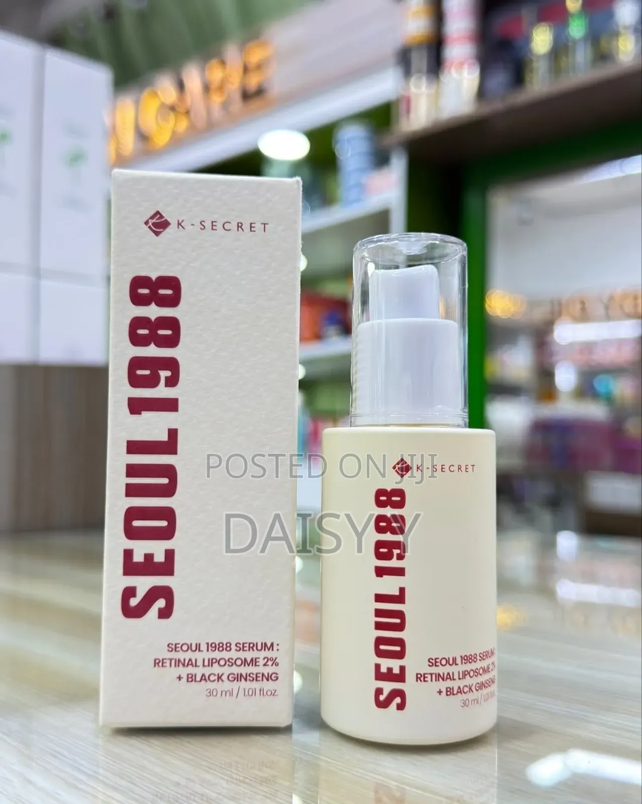 K-Secret Serum Retinal Liposome 2% + Black Ginseng.