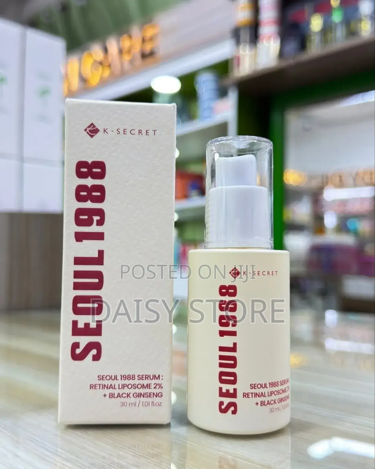 K-Secret Serum Retinal Liposome 2% + Black Ginseng.