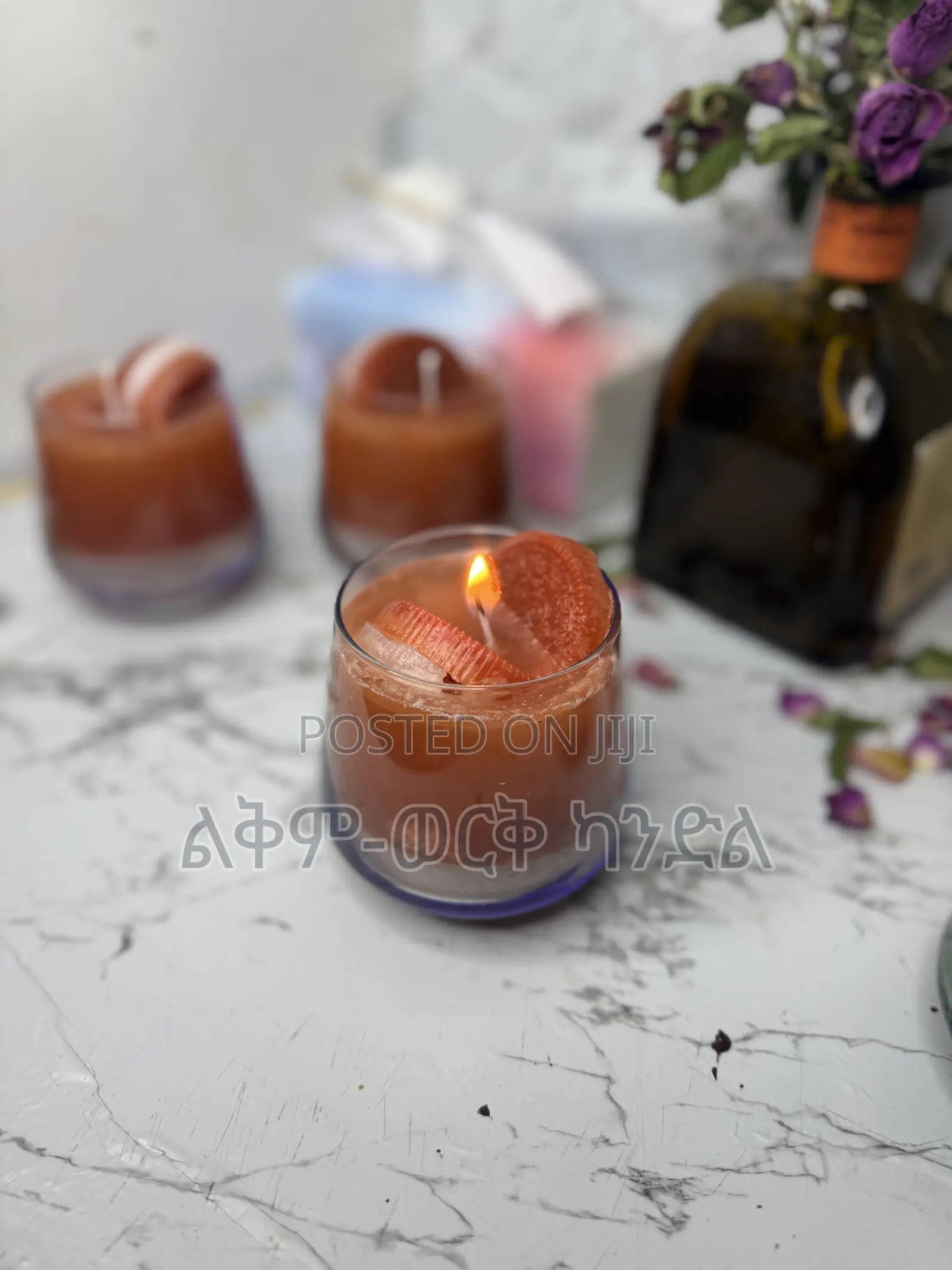 Oreo Cookie-Style Candle