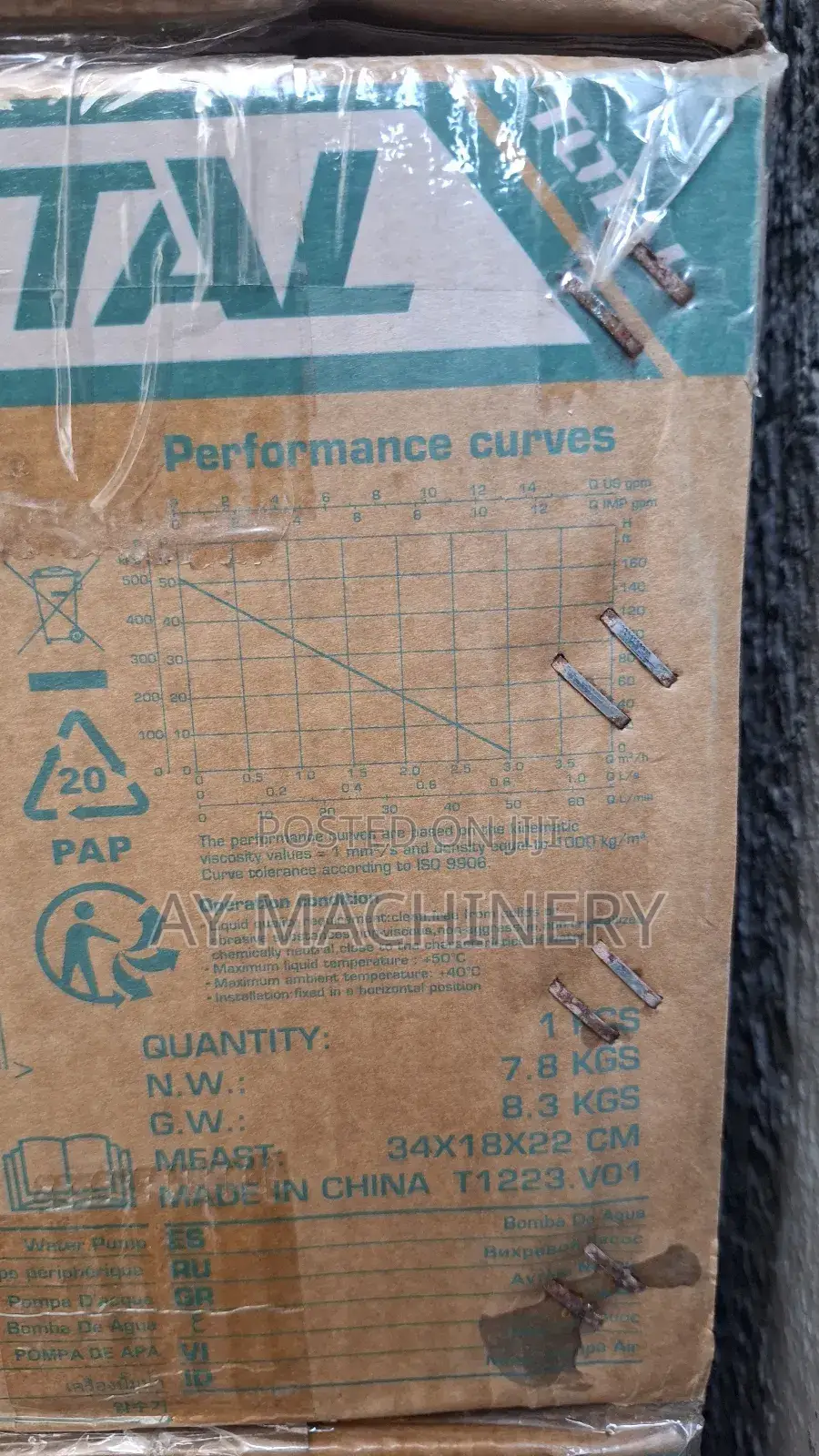 Total Water Pump 1hp