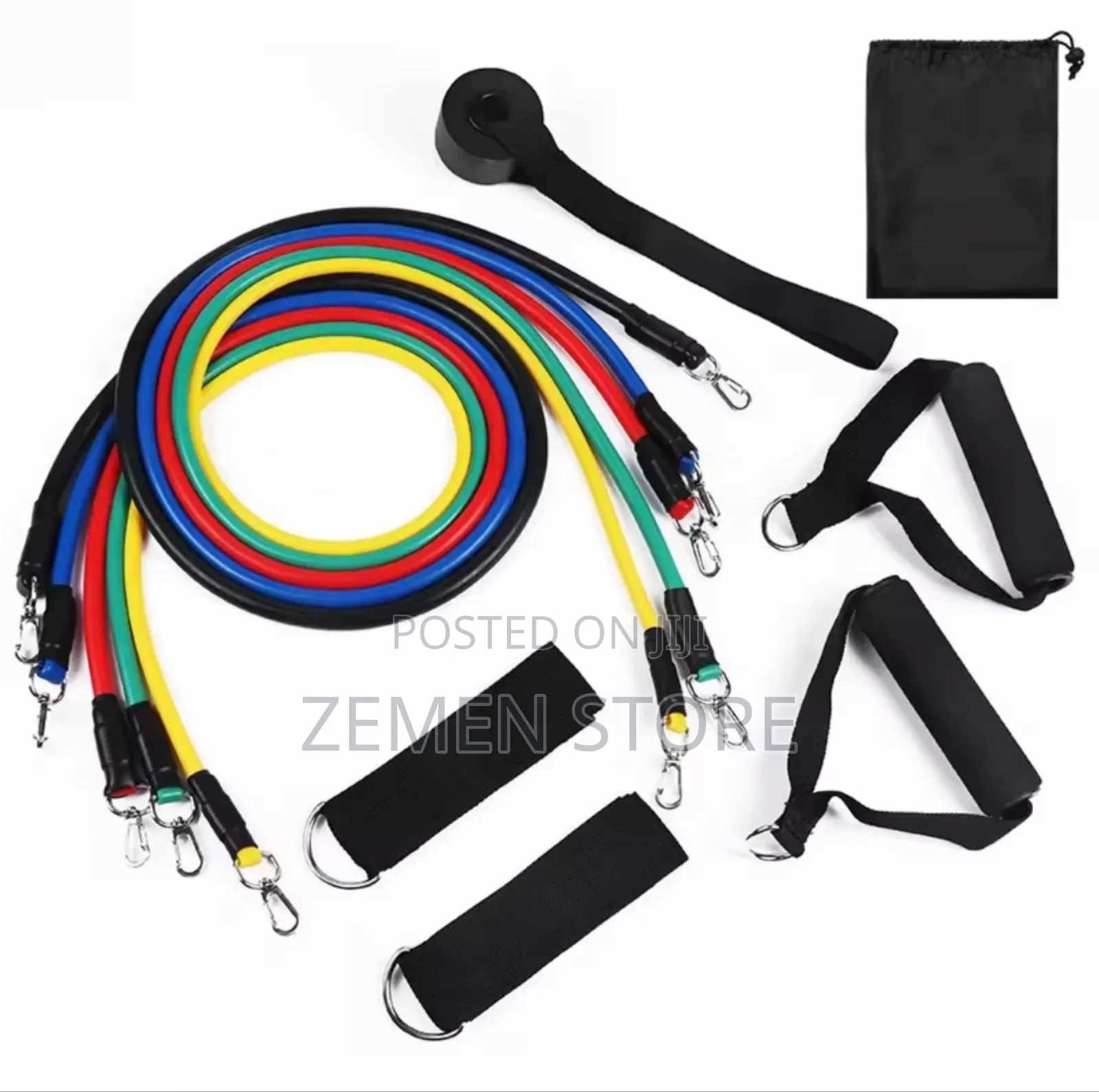 Power Resistance Band - ሁሉንም ስፖርት በቤትዎ ለመስራት (5pcs Set)