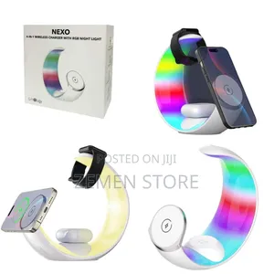 Nexo 4-in-1 Wireless Charger Night Light - ዘመናዊ ቻርጀር