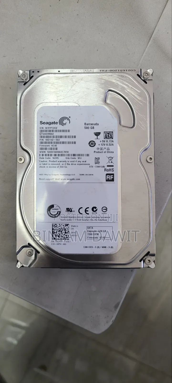 Internal Hard Disk (Hdd)