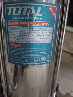 Total Dewatering Water Pump