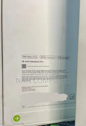 New Apple MacBook Pro 2024 M4 Max 14-Inch 36GB Apple M4 Max SSD 1T