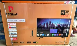 55 Inch Tv Popular Smart Weboss Hub New 2025 Model Original Tv