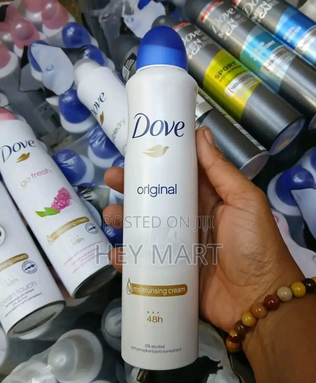 Dove Original Antiperspirant Deodorant Spray.