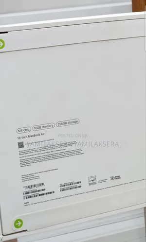 New Laptop Apple MacBook Air 2025 M4 15-Inch 16GB Apple M4 SSD 256GB