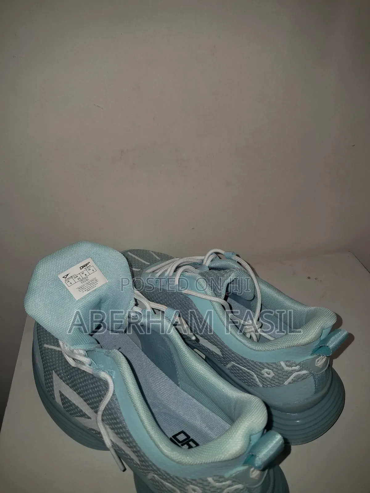 Brand New Baby Claws-Blue Drip Sneakers