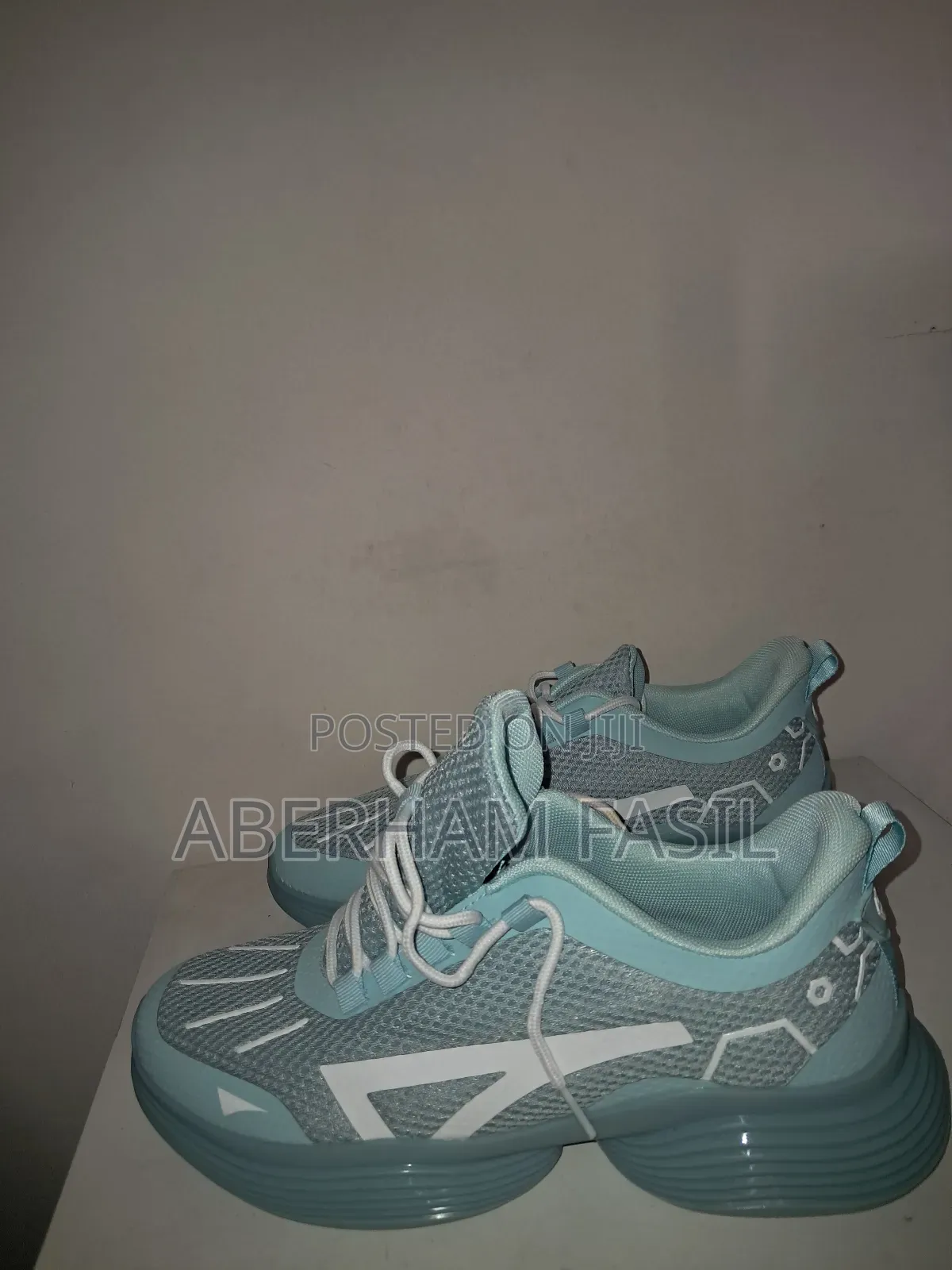 Brand New Baby Claws-Blue Drip Sneakers