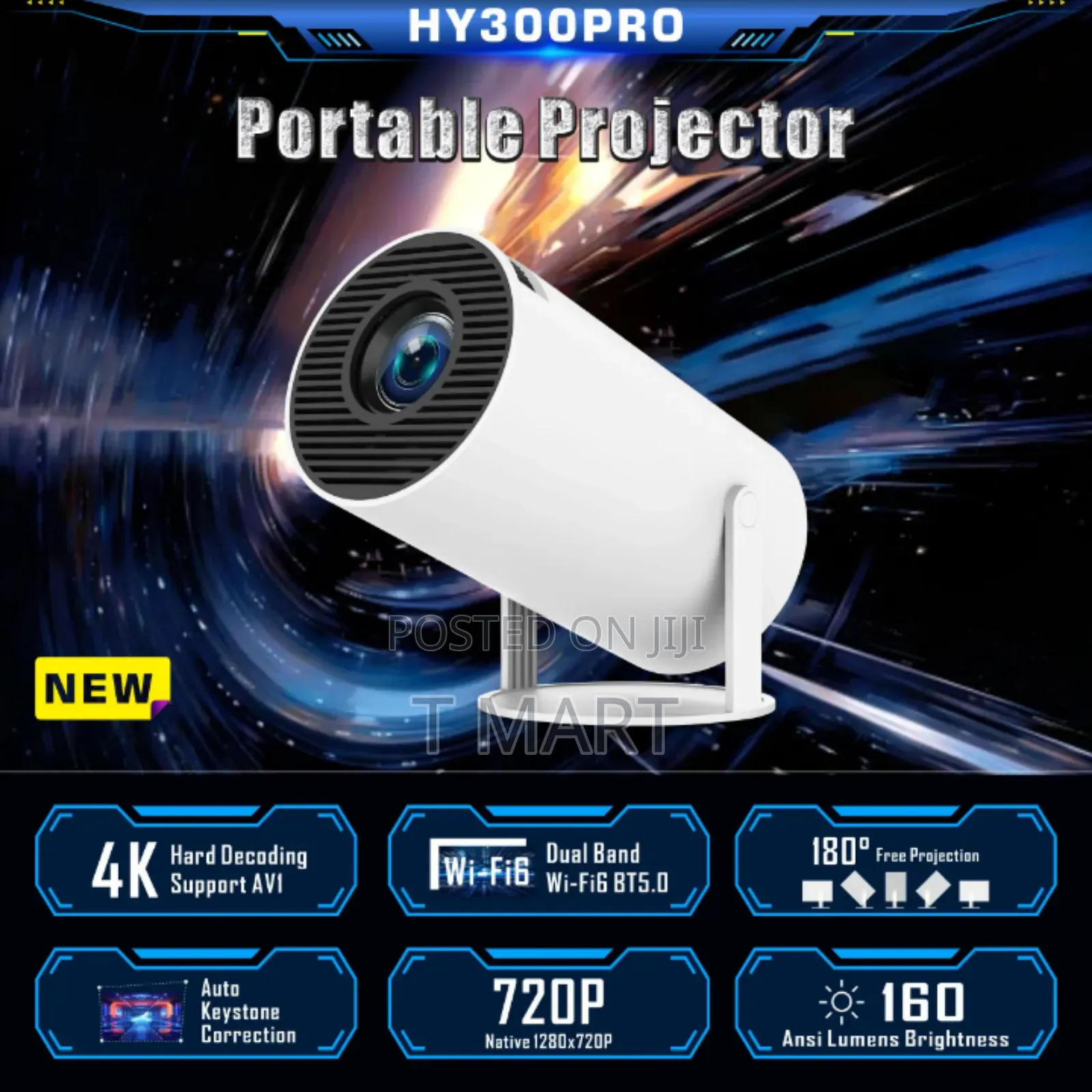Pozzer Hy300 Ultra Portable Multimedia Projector