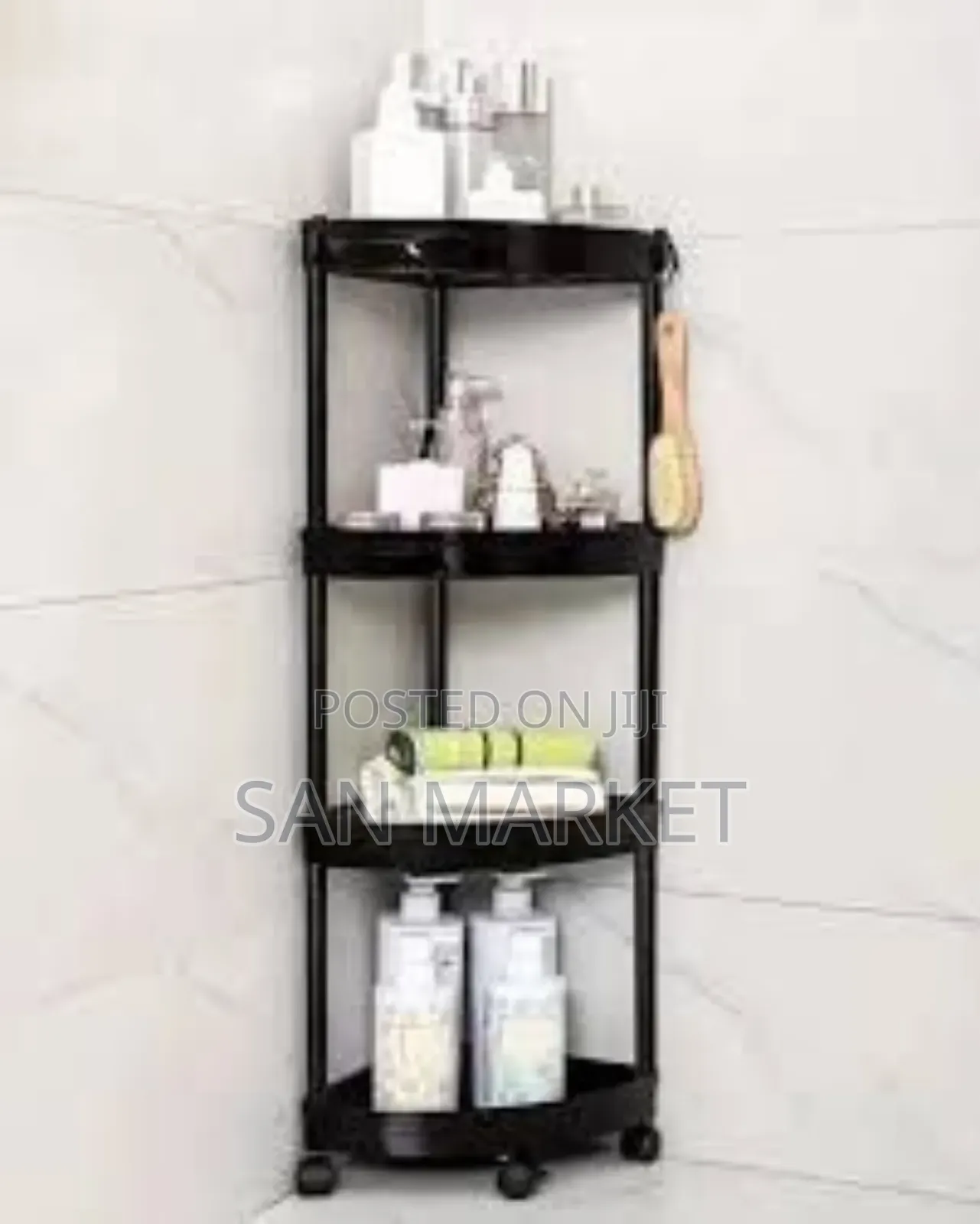 Corner Bathroom Storage Rack