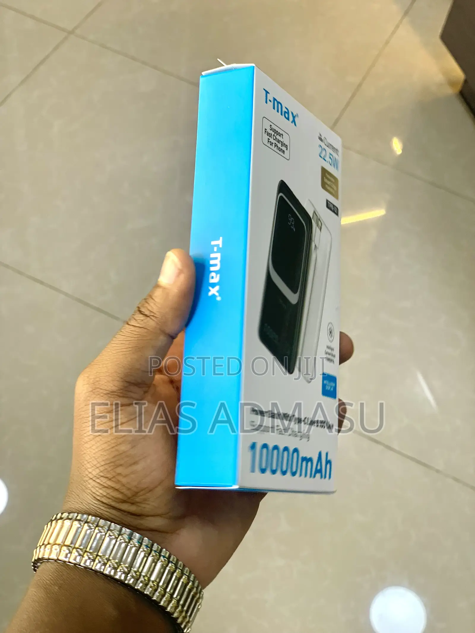 10000 Mah Power Bank With Type C and Ios Line