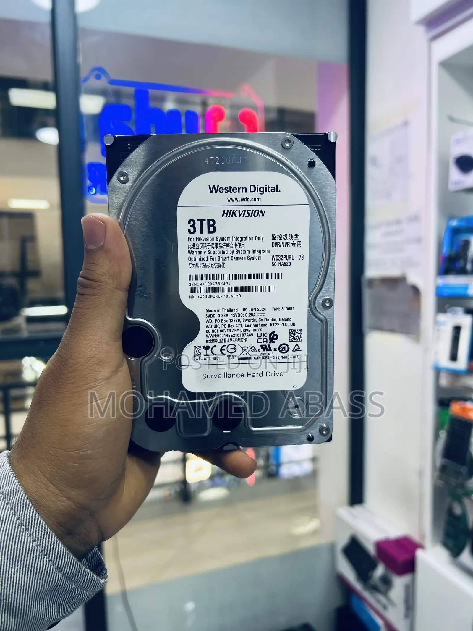 3tb Surveillance Harddis