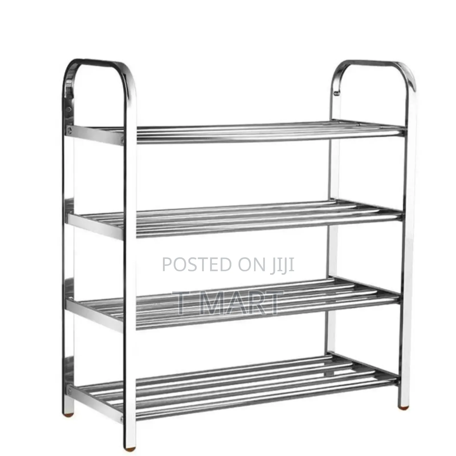 ባለ 4 ደረጃ ጫማ መደርደሪያ 4 Layer Stainless Steel Shoes Rack