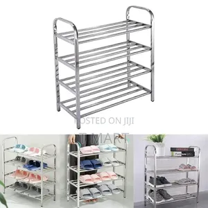 ባለ 4 ደረጃ ጫማ መደርደሪያ 4 Layer Stainless Steel Shoes Rack