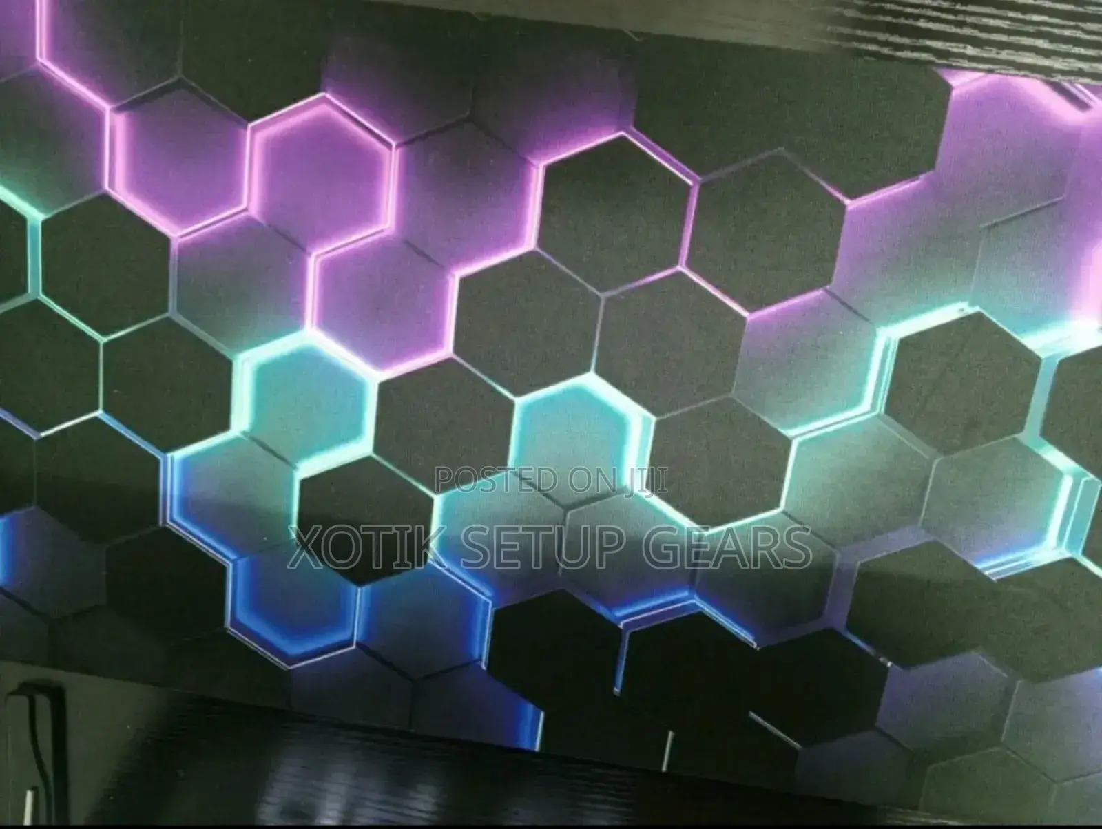 Hexagonal Honeycomb Themed Mouse Pad for Gamers and Office - Desk Mat