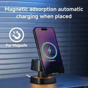 Virton Magnetic Car Phone Holder and 15w Wireless Charger