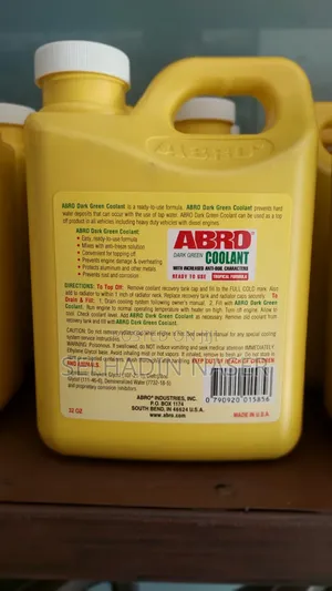 የራዲያተር ኩላንት ባለ አንድ ሌትር አብሮ