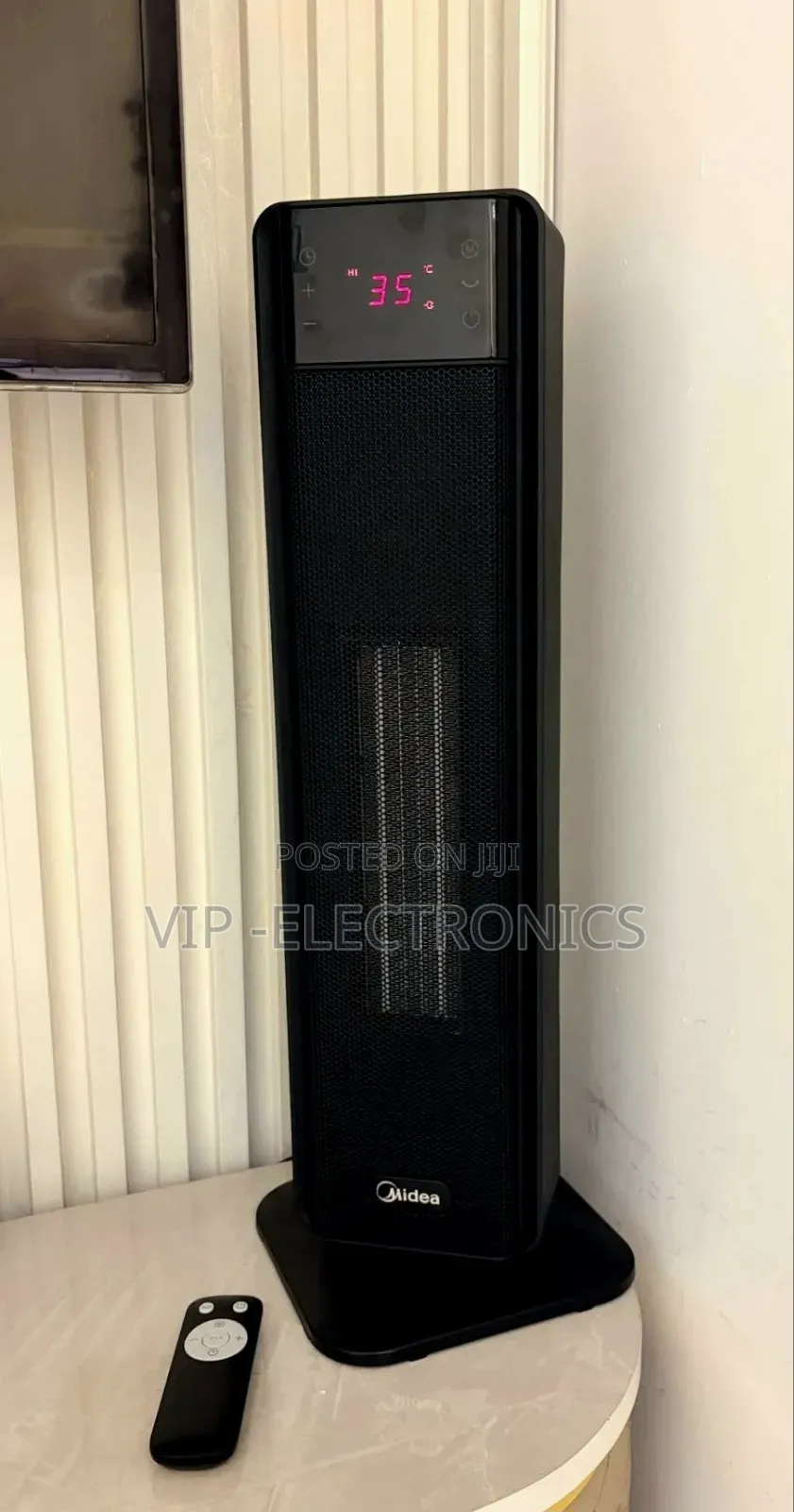 Midea PTC Fan Heater _Fan የቤት ማሞቂያ Digital