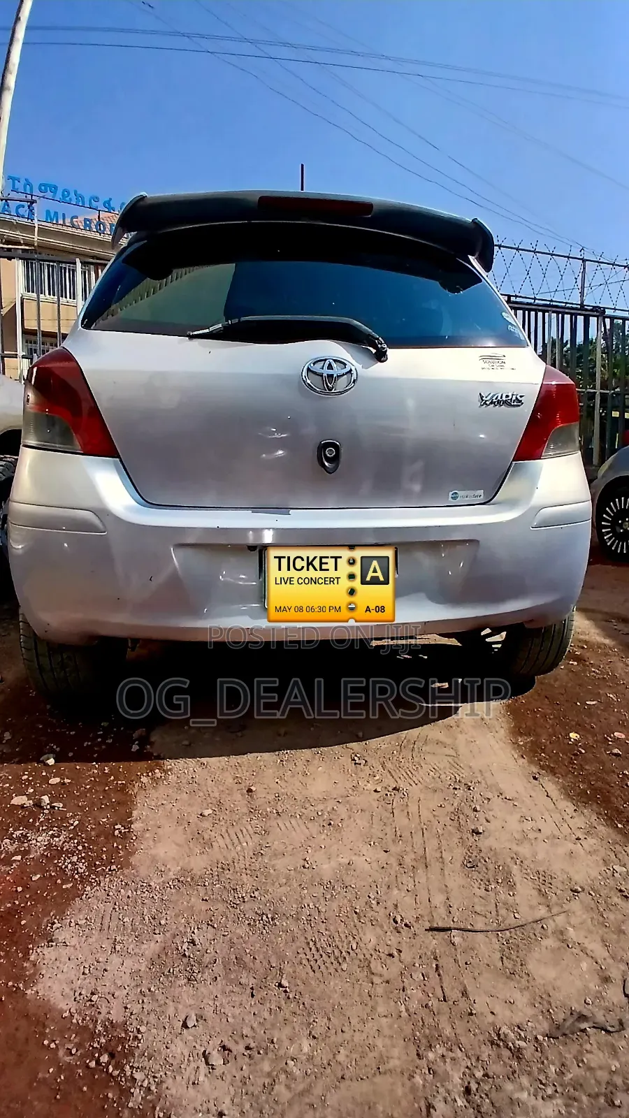 Toyota Yaris 2010 Purple