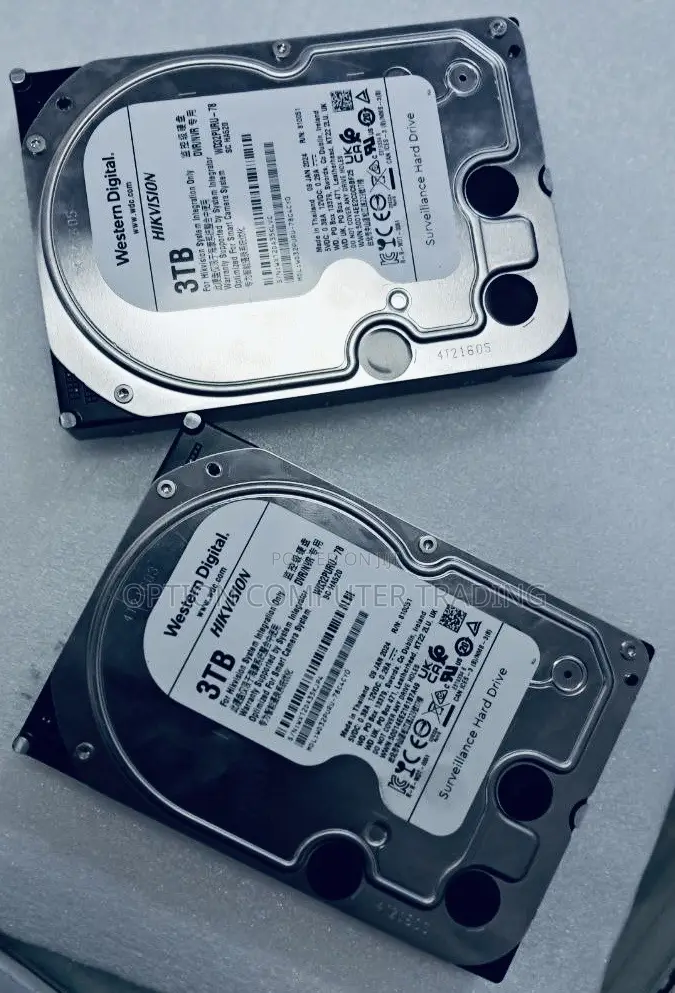 Western Digital 3tb Hikvision Surveillance Hard Drive