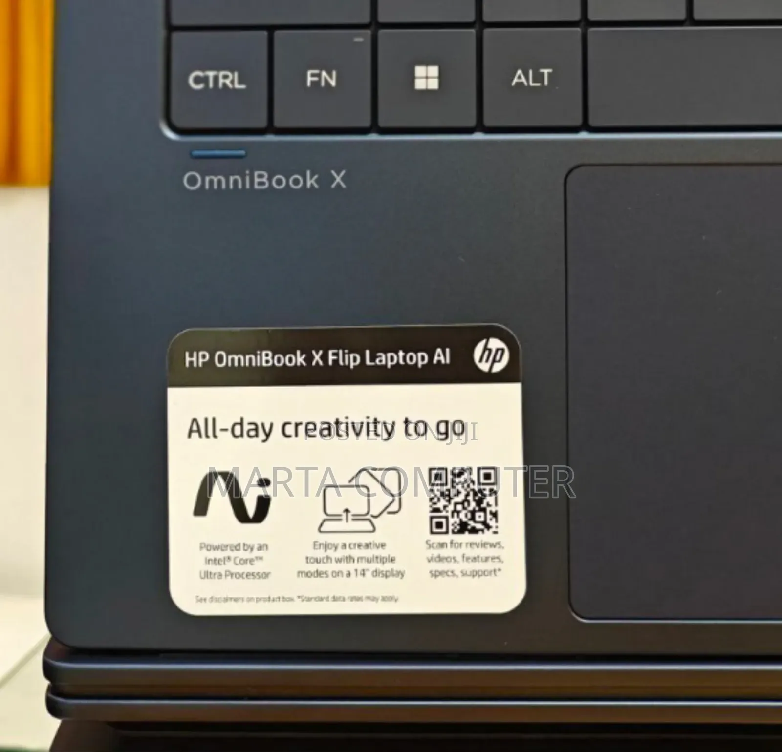 New Laptop HP OmniBook X Flip 14" 16GB Intel Core Ultra 7 SSD 1T