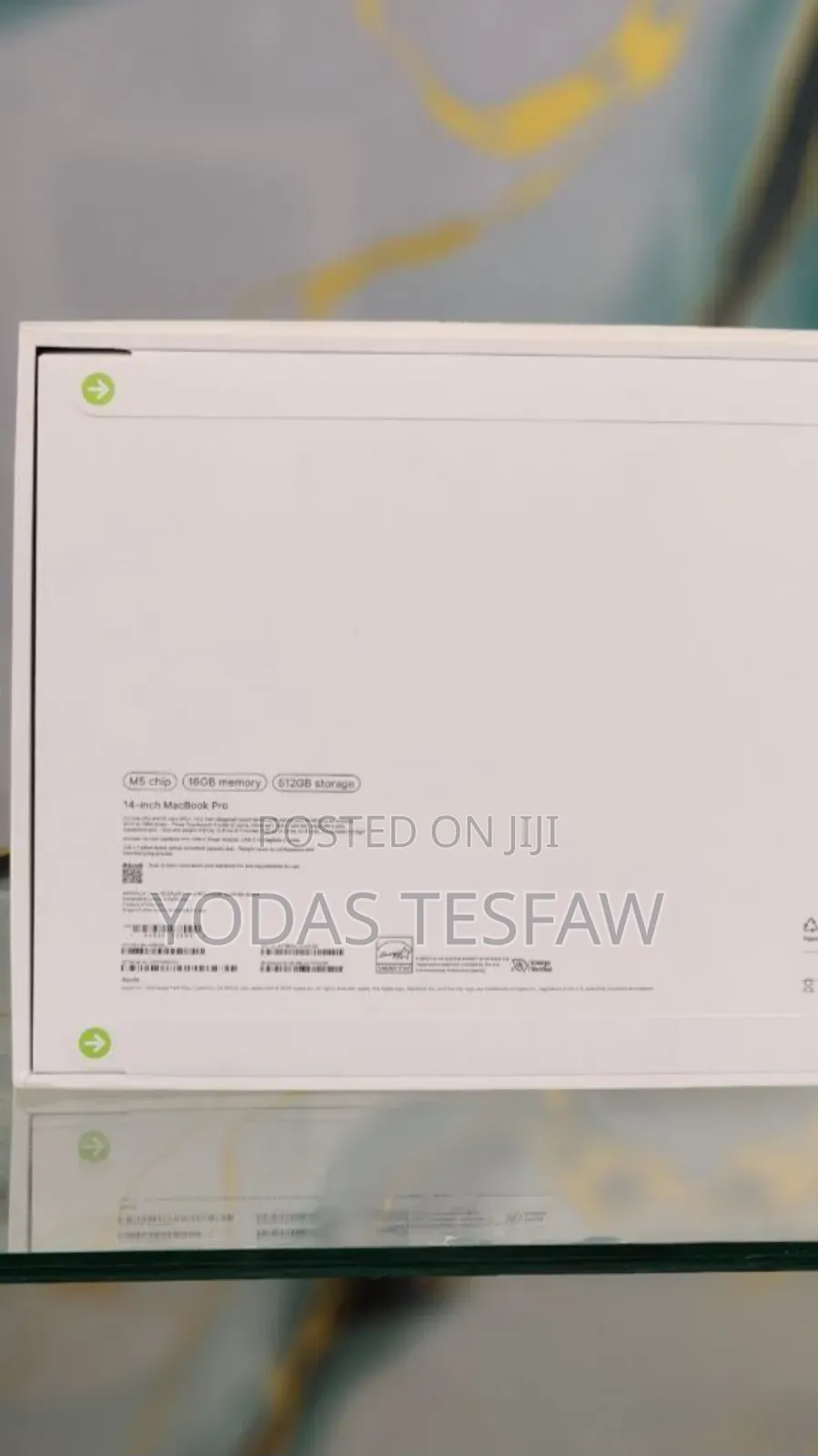 New Laptop Apple MacBook Pro M1 16GB Intel Core I7 SSD 512GB