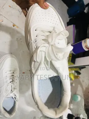 White Mens Shoes Slightly Used