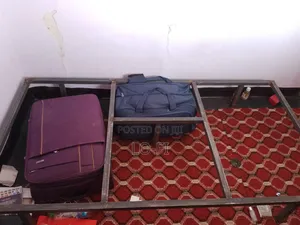 Wood and Metal Bed Frame