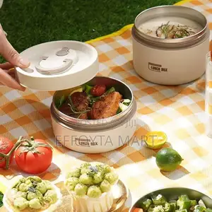 High Quality Portable Insulated Lunch Box Set 4 የምሳ እቃ በአንድ ላይ