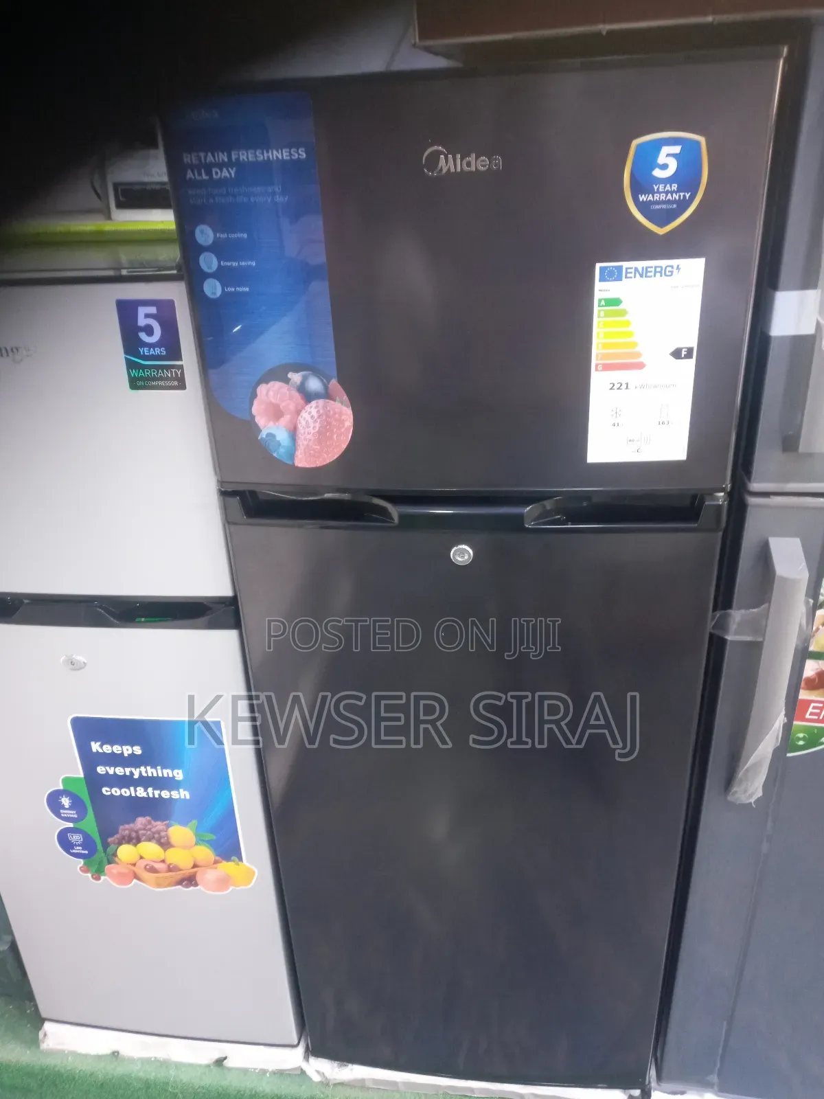 ሚዲያ 260liter ፍሪጅ