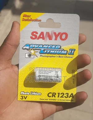 Sanyo Cr123a 3v Lithium Battery It Is a 3-Volt Lithium Battery