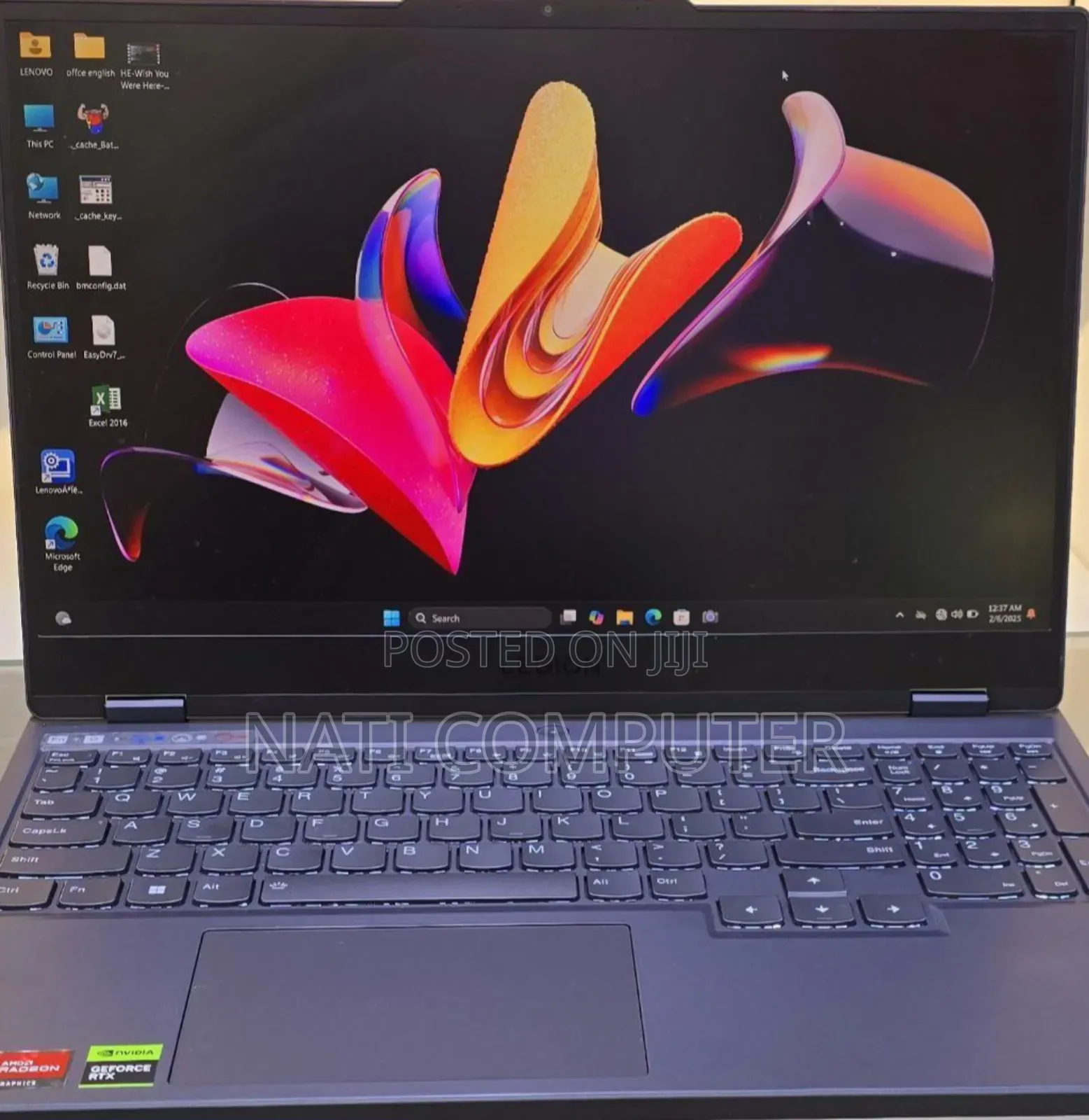 New Laptop Lenovo 16GB AMD Ryzen 7 SSD 1T