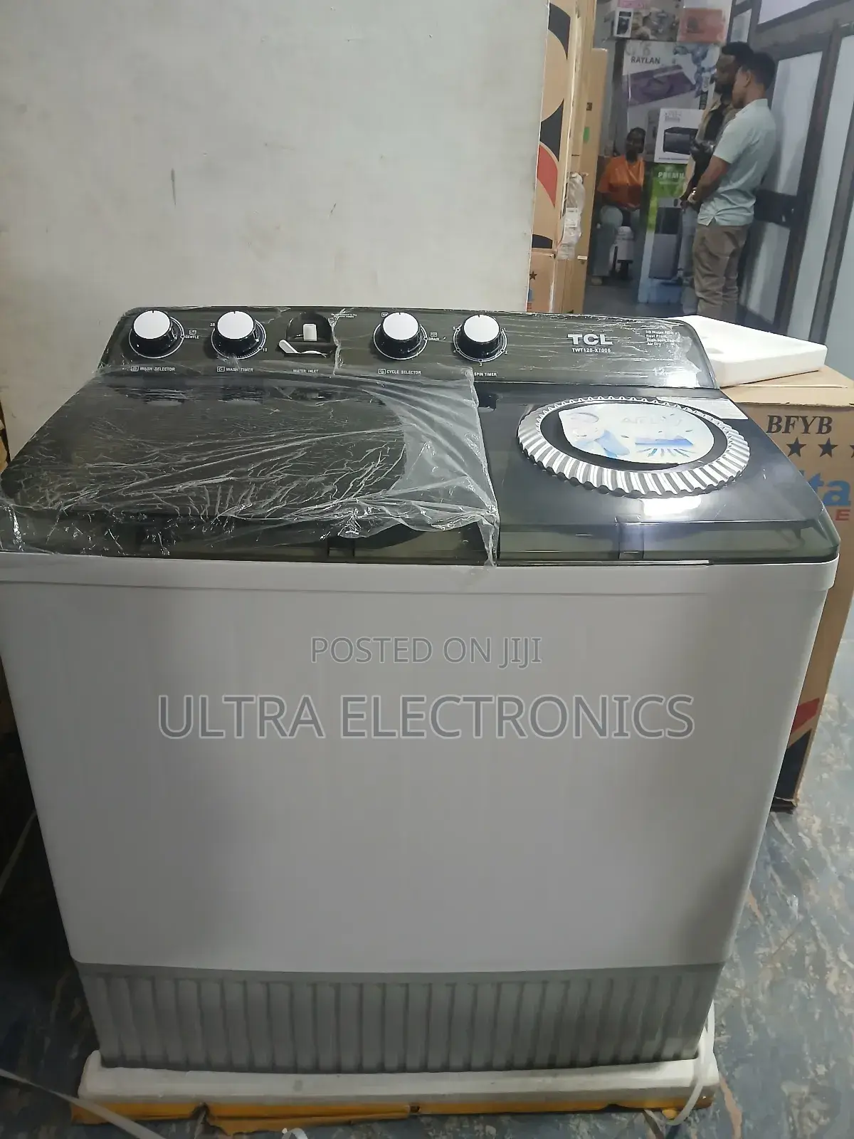 Tcl 12 Kg Semi-automatic Twin-tub Washing Machine.