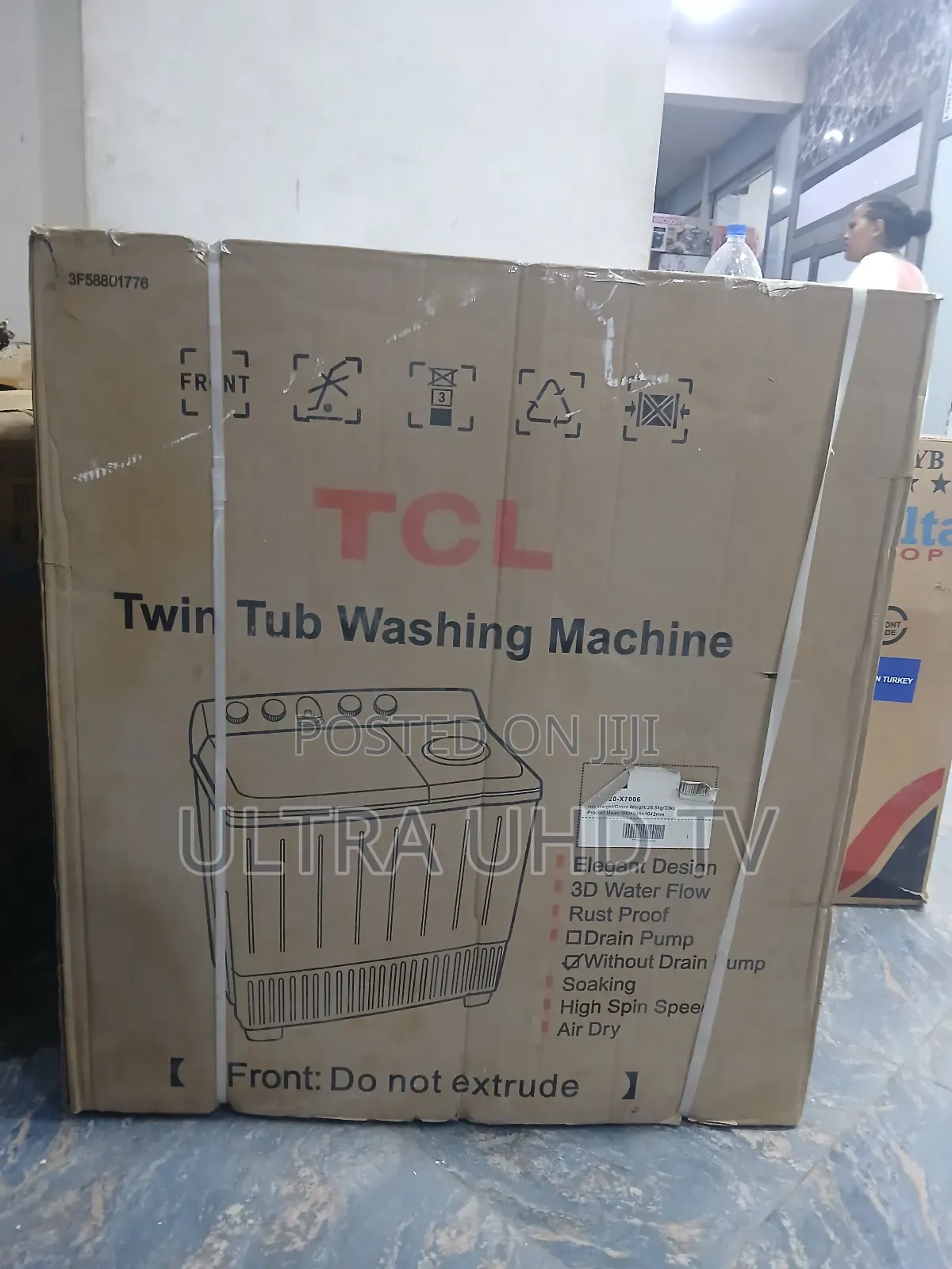 Tcl 12 Kg Semi-automatic Twin-tub Washing Machine.