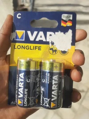 Varta Longlife C (Lr14, Baby) 1.5v Alkaline Batteries.