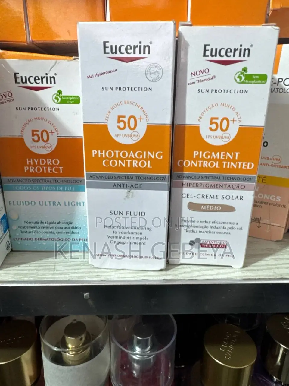 Eucerin Pigment Control Tinted and Photoaging Control Sun Fluid