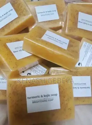 Turmeric and Kojic Acid Brightening Soap Bar.