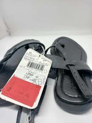 Black Snake Patterned Heeled Sandals