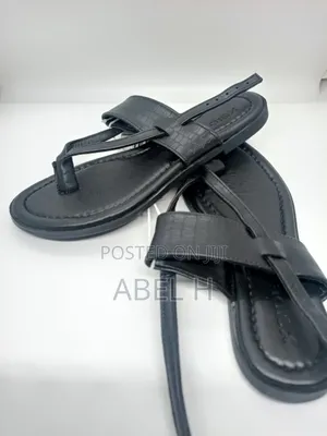 Black Snake Patterned Heeled Sandals