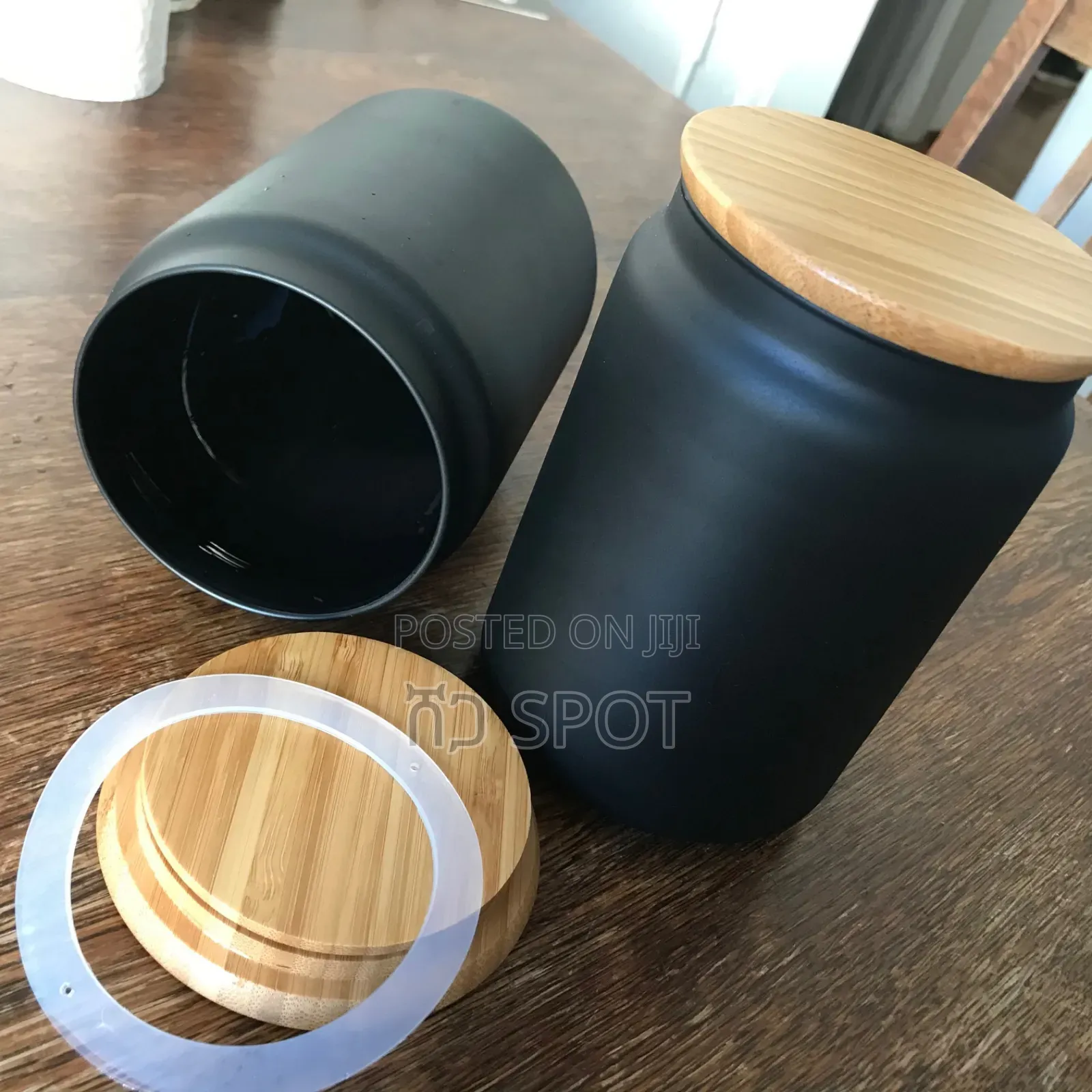 Ikea Jar With Bamboo Lid